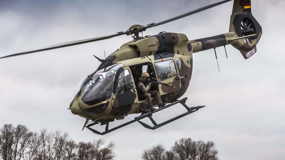 Śmigłowiec Airbus H145 - na zdjęciu maszyna w barwach niemieckich