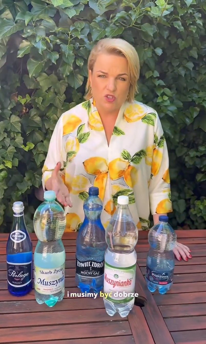 Katarzyna Bosacka testowała wodę