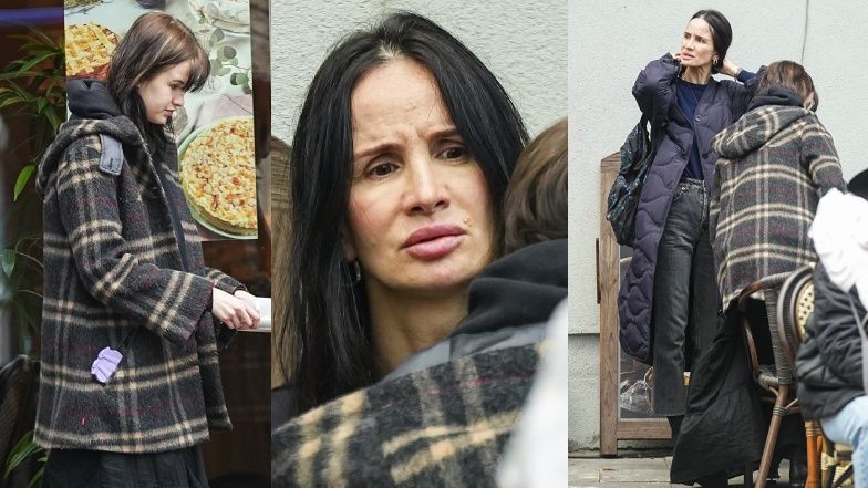 Viola Kołakowska z córką