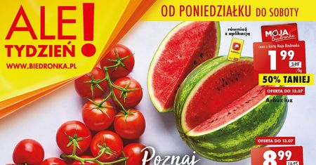 Biedronka nowa gazetka 11.07-16.07. Promocje Biedronka od poniedziałku 11 lipca