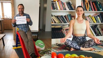 Łukasz Nowicki urządził się pod Warszawą. Postawił na styl vintage i bliskość natury