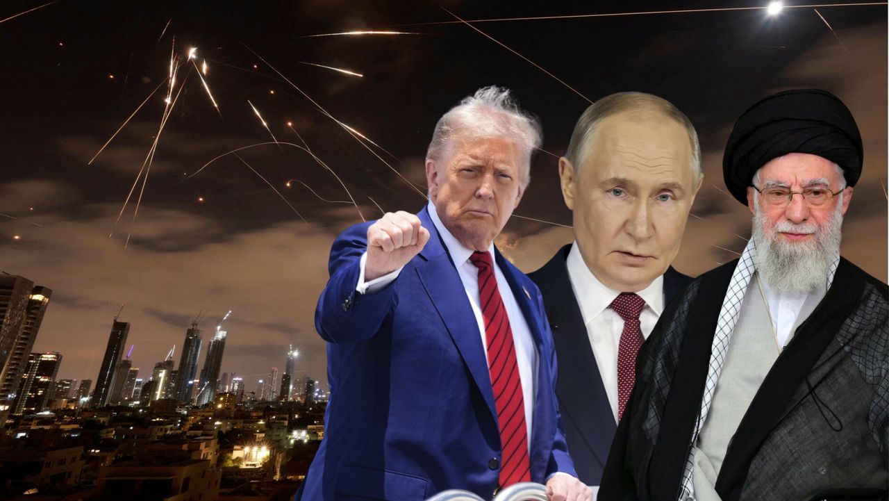 Donald Trump / Władimir Putin / Ali Chamenei
