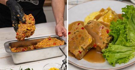 Zamiast nudnych mielonych, zrób pieczeń drobiową a'la gyros. Palce lizać!