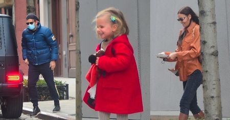Bradley Cooper i Irina Shayk opuszczają manhattański dom gwiazdora z roześmianą córką Leą (ZDJĘCIA)