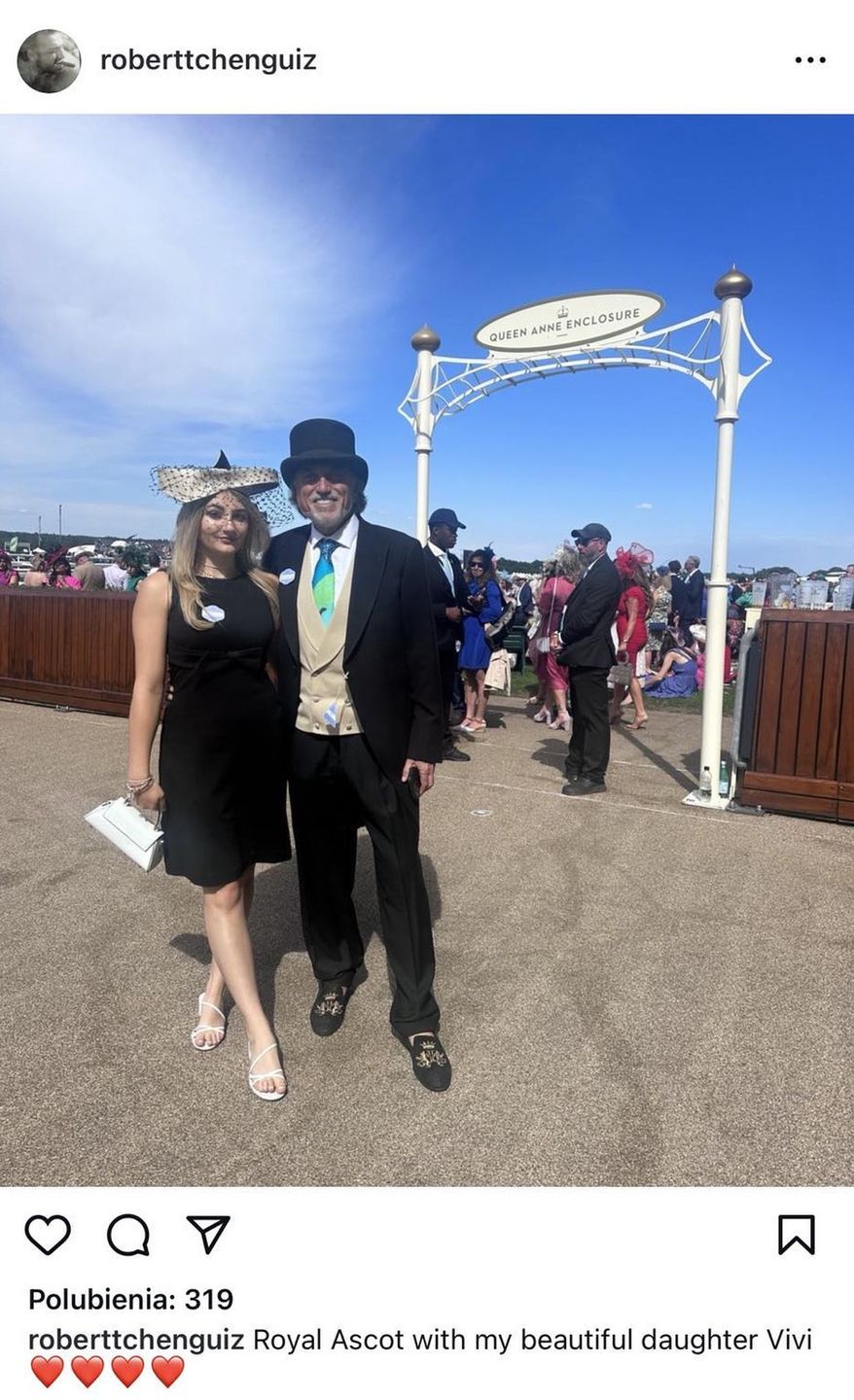 Robert Tchenguiz z córką