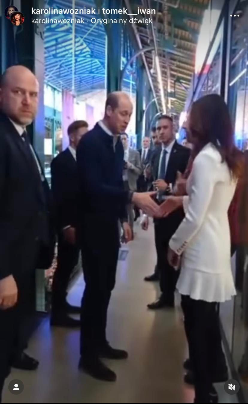 Tomasz Iwan debiutuje na spotkaniu z księciem Williamem