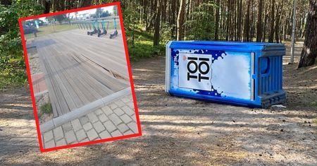 Łeba zdemolowana. Skandaliczne zachowanie turystów