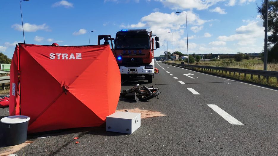Tragedia w Jeżewie Starym. Zginął motocyklista
