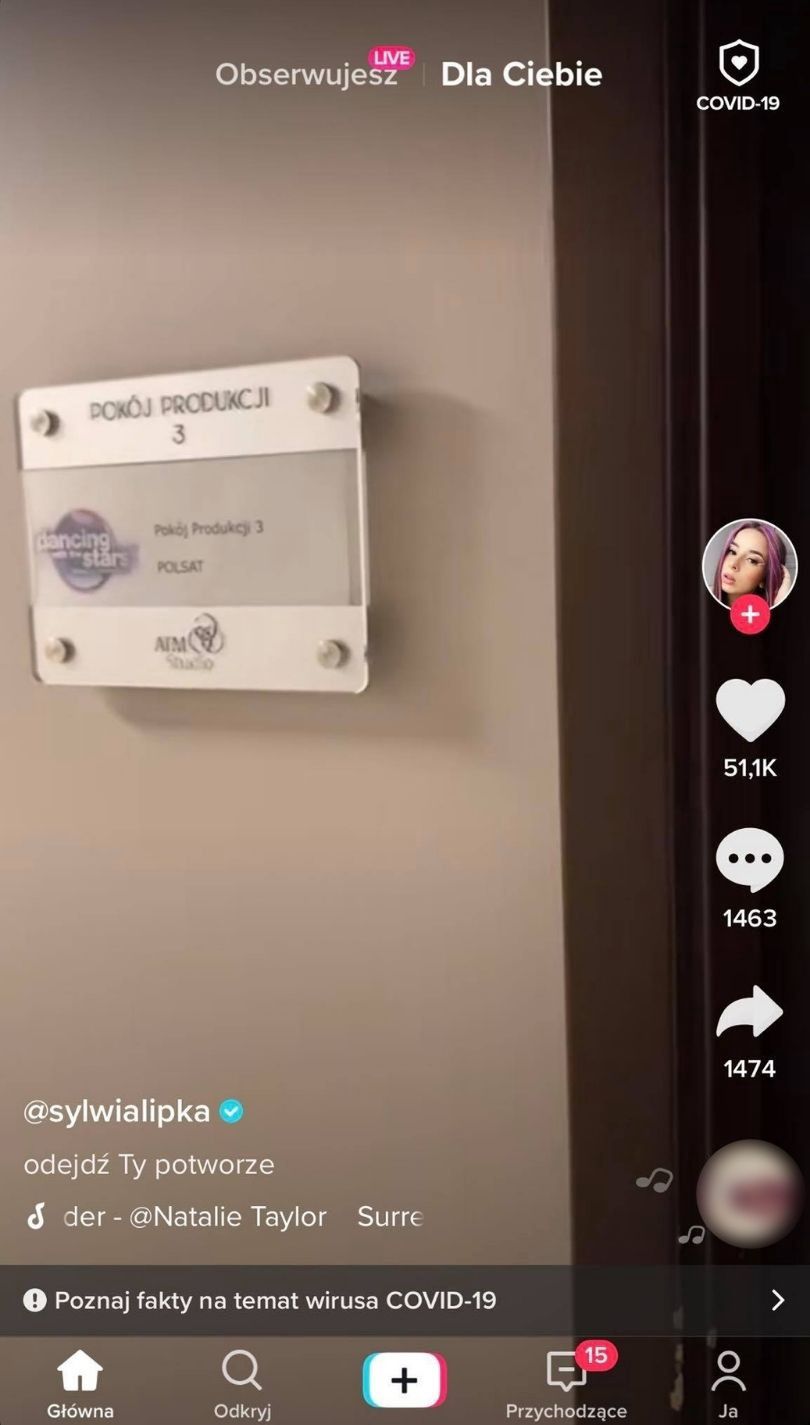 Sylwia Lipka ma koronawirusa!