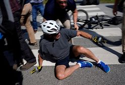 Joe Biden spadł z roweru. "Nic mi nie jest"