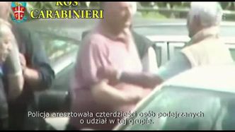 Włoscy gangsterzy składają tajną przysięgę