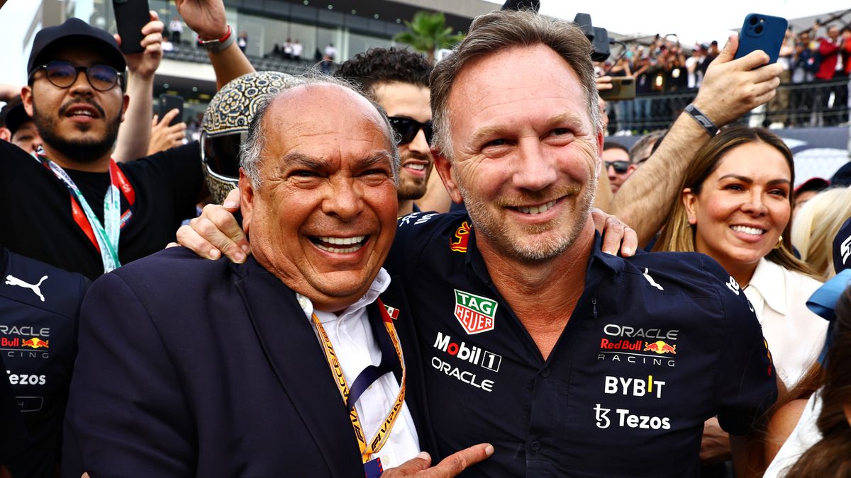 Materiały prasowe / Red Bull / Na zdjęciu: Antonio Perez (po lewej) i Christian Horner