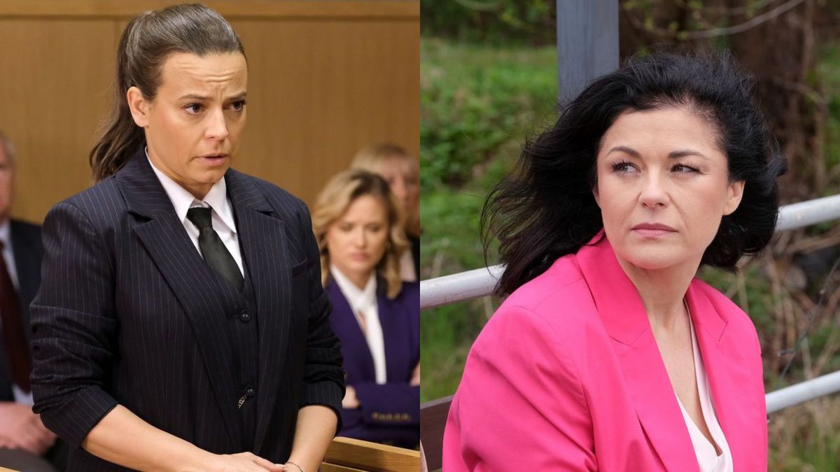 "M jak Miłość" odc. 1872. N/z: Anna Mucha, Katarzyna Cichopek