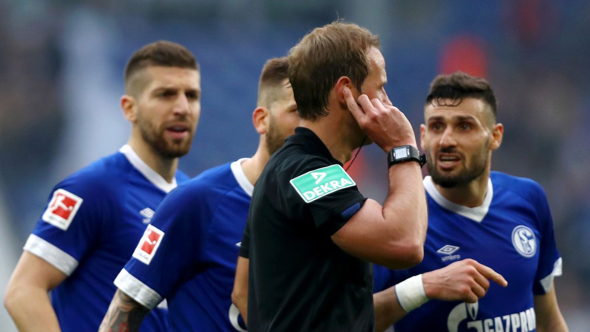 piłkarze Schalke wściekli na sędziego