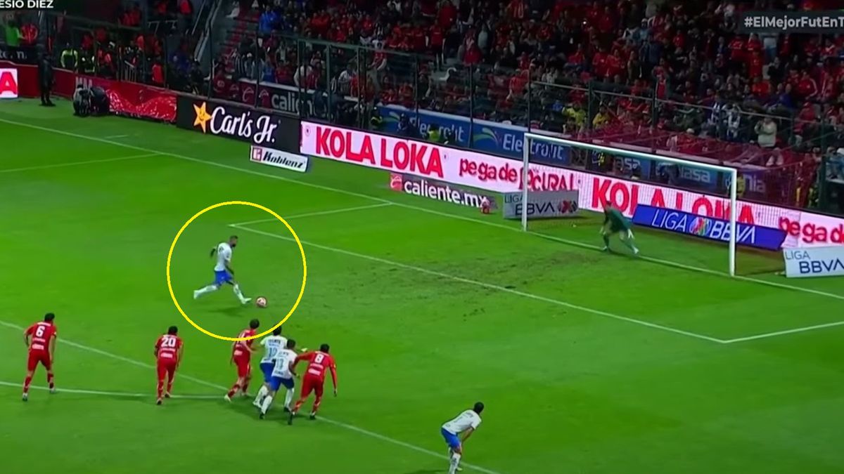 YouTube / LIGA BBVA MX / niewykorzystany rzut karny Sergio Ramosa