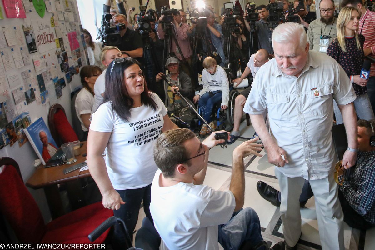 Lech Wałęsa komentuje protest w Sejmie. "Ogromna hipokryzja"