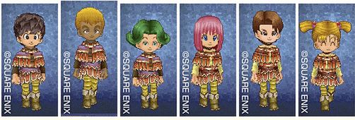 5 klas postaci w Dragon Quest IX