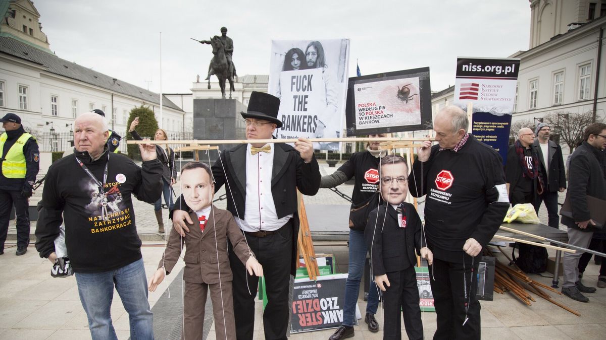 Protest frankowiczów z 2017 r.