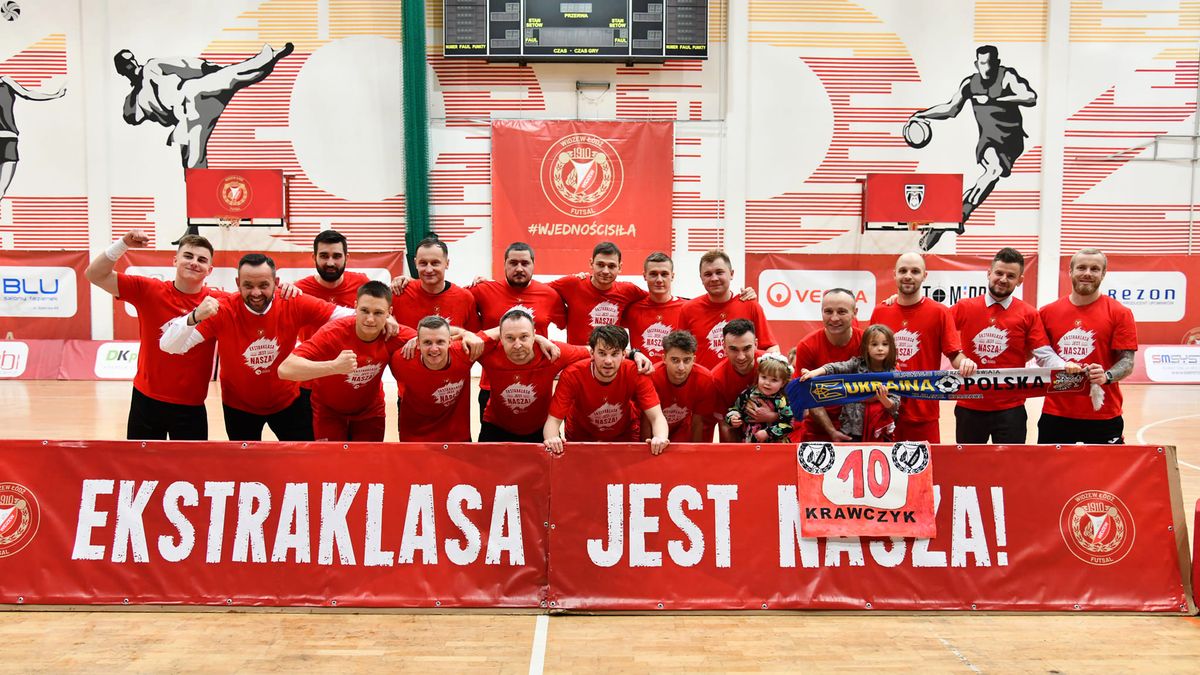 Zdjęcie okładkowe artykułu: Facebook / Widzew Łódź / Widzew Łódź po awansie do Futsal Ekstraklasy