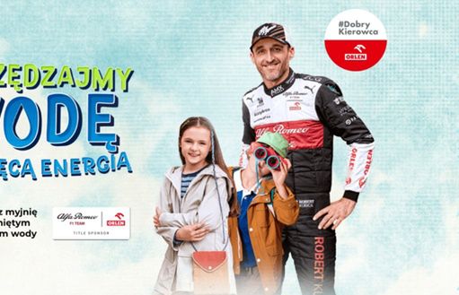 Orlen z Robertem Kubicą po raz czwarty prezentuje kampanię #DobryKierowca „Dbajmy o nasz świat z dziecięcą energią"