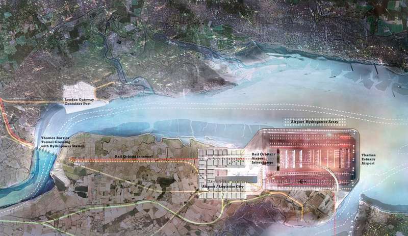 Thames Hub - projekt największego centrum transportowego na świecie 7
