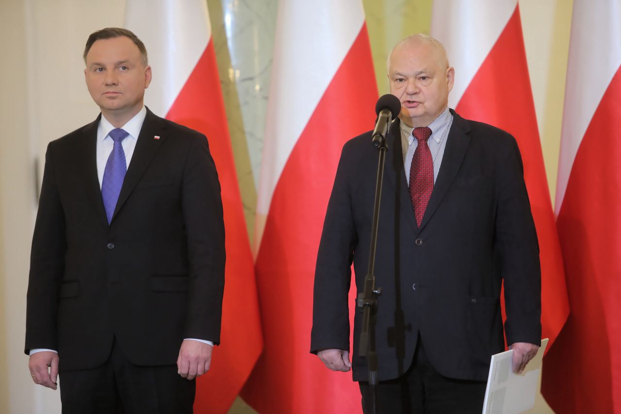 Andrzej Duda i Adam Glapiński mają dobre relacje 