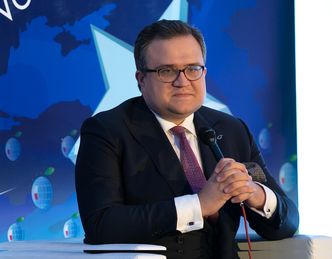 Michał Krupiński na prestiżowym forum ekonomicznym. To jedyny gość z Polski