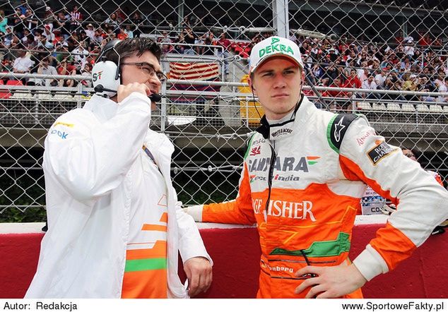 Nico Hulkenberg (z prawej) niedługo odejdzie z Force India
