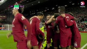 Kuriozalne sceny po golu dla Liverpoolu. Co zrobił ten kibic?!