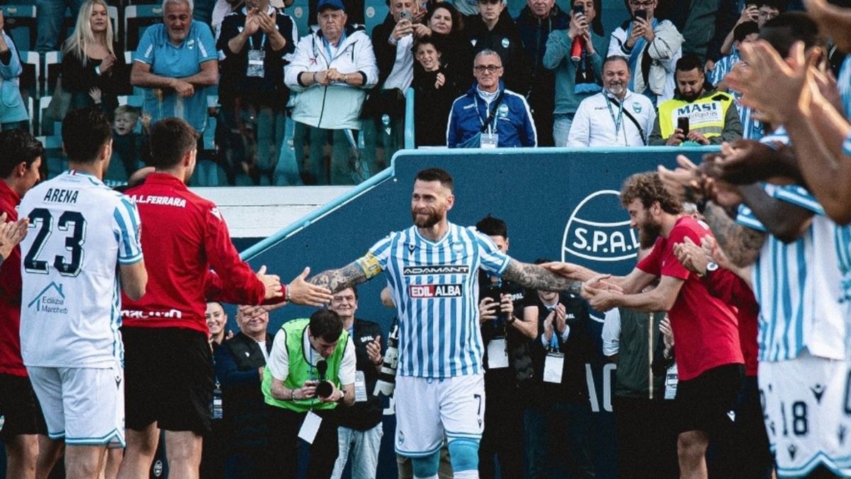 Mirko Antenucci w czasie meczu pożegnalnego