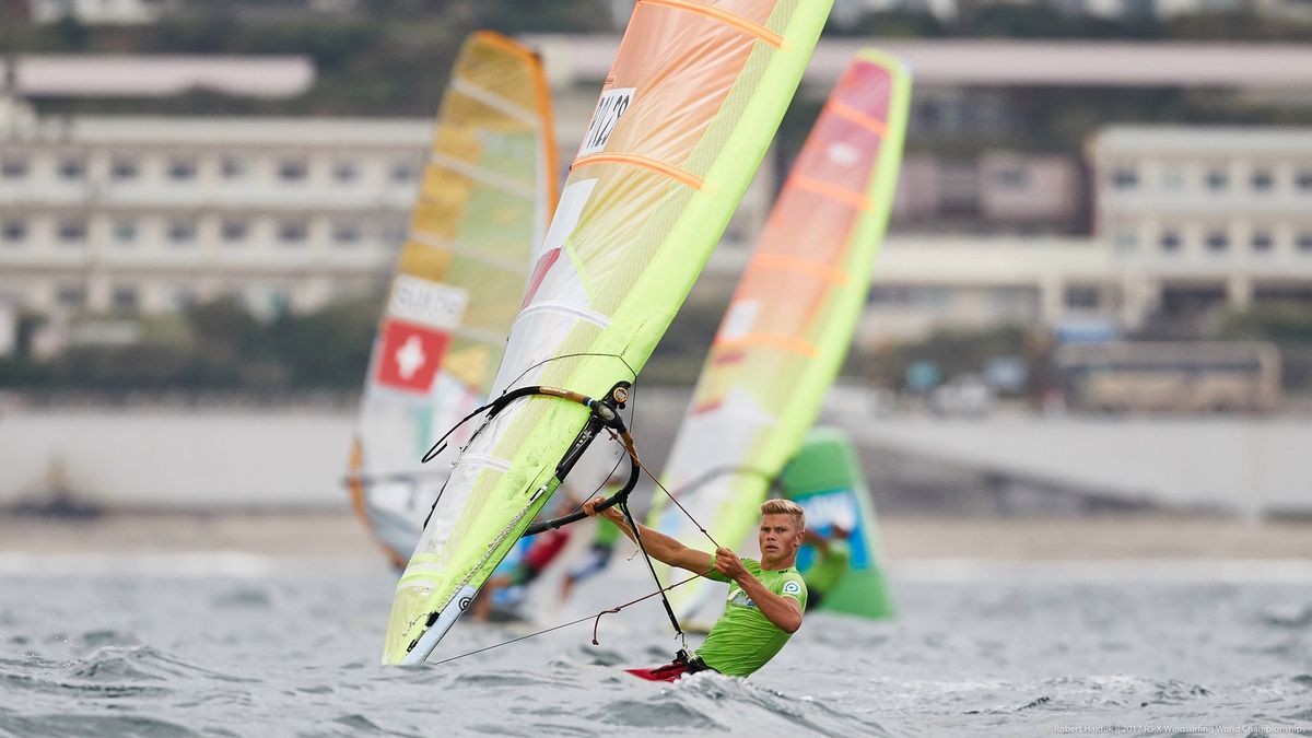 Materiały prasowe / Robert Hajduk / 2017 RS:X Windsurfing World Championships / Na zdjęciu: Radosław Furmański w olimpijskiej klasie RS:X