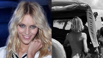 Anja Rubik prezentuje NAGIE POŚLADKI na afrykańskim safari (FOTO)