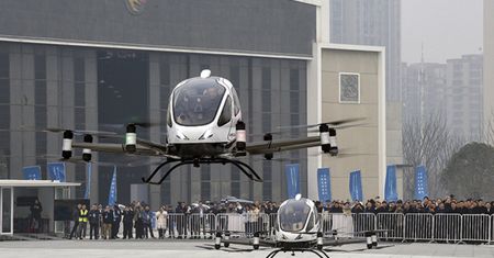 Latające taksówki w Chinach. Nowa era transportu miejskiego
