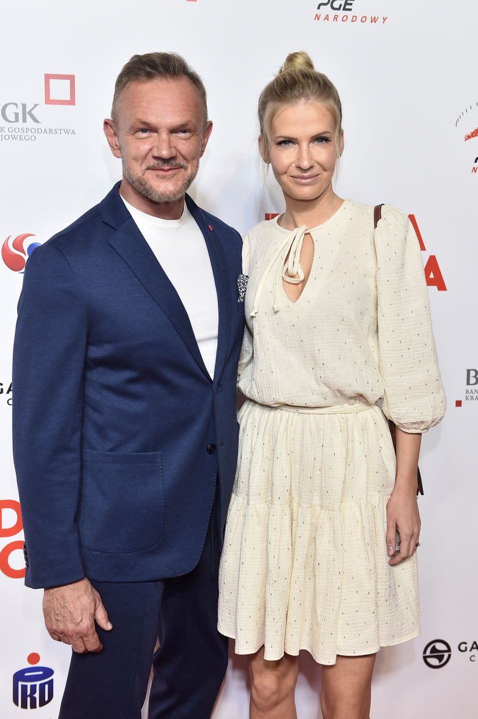 Cezary Pazura i Edyta Pazura - premiera filmu Druga połowa