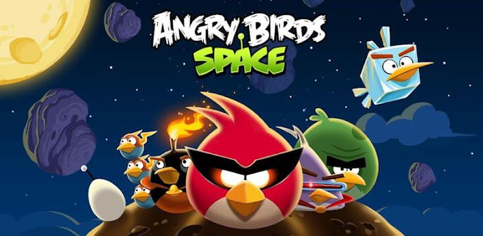 Zdjęcie z gry Angry Birds.