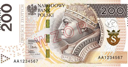 Do obiegu trafia banknot 200 zł z nowymi zabezpieczeniami