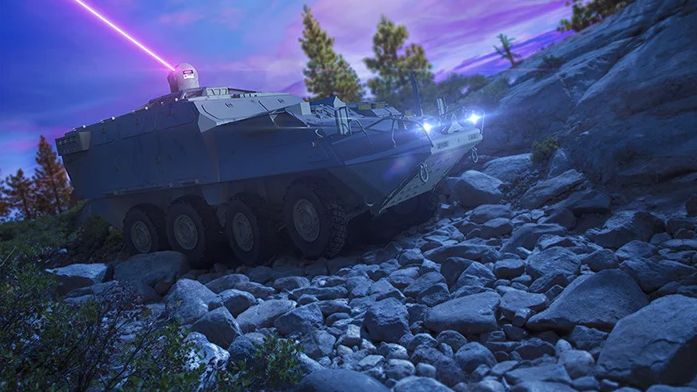 Lockheed Martin buduje laser obrony powietrznej. Przeznaczony dla Strykerów A1 IM-SHORAD 1