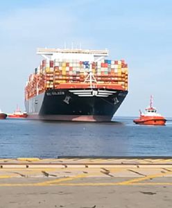 MSC Gülsün w Polsce. Największy kontenerowiec świata wpłynął do Gdańska