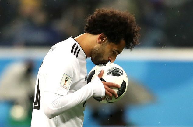 Mohamed Salah poprowadził Egipt do awansu na MŚ (fot. Francois Nel/Getty)