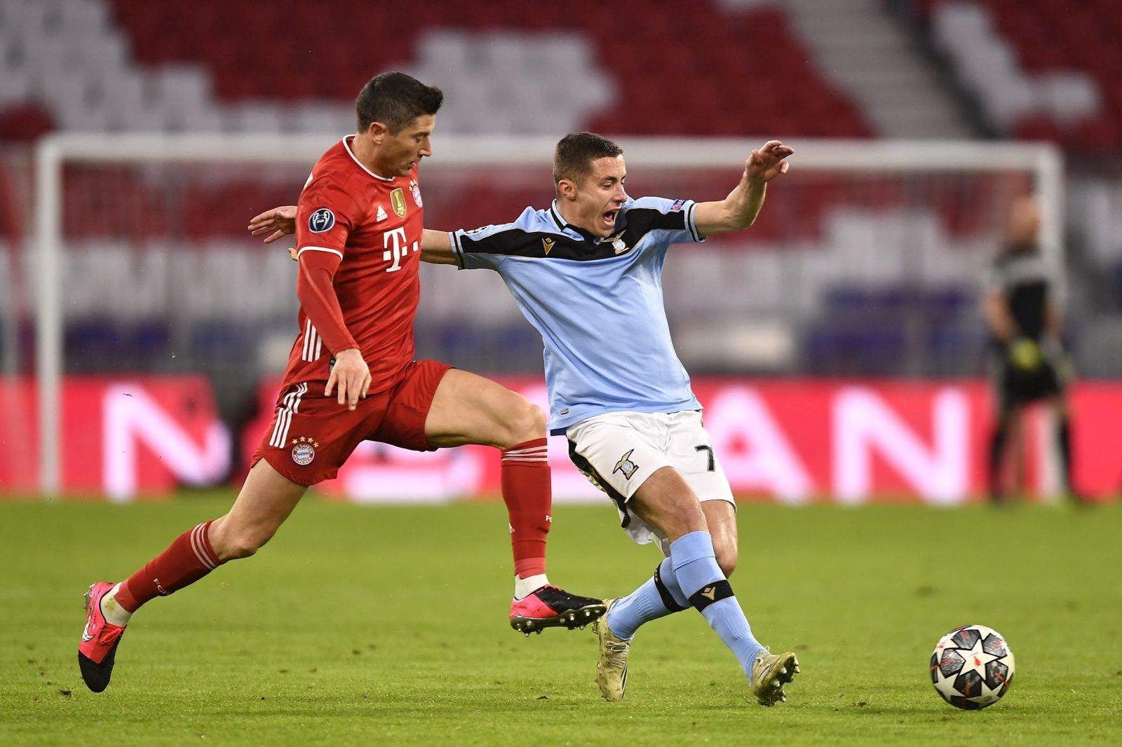 Na zdjęciu: Robert Lewandowski i Adam Marusic
