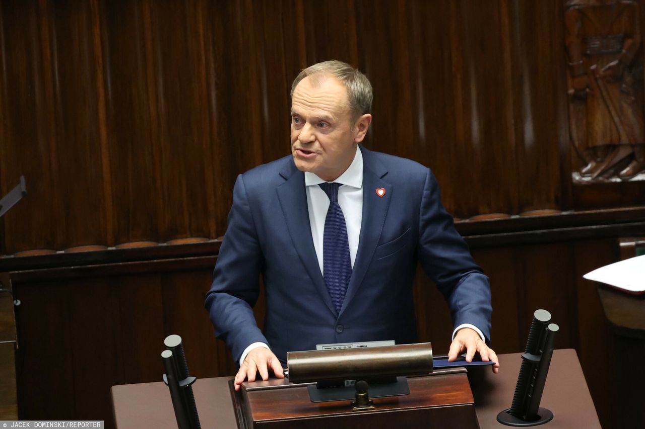 Donald Tusk wygłosił exposé 