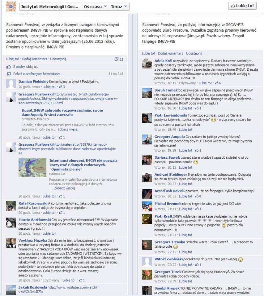 Internetowa wojna o pogodę - Facebook i Wykop kontra IMGW 5