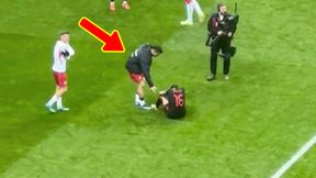 W TV nie było widać. Tak zachował się Lewandowski po meczu