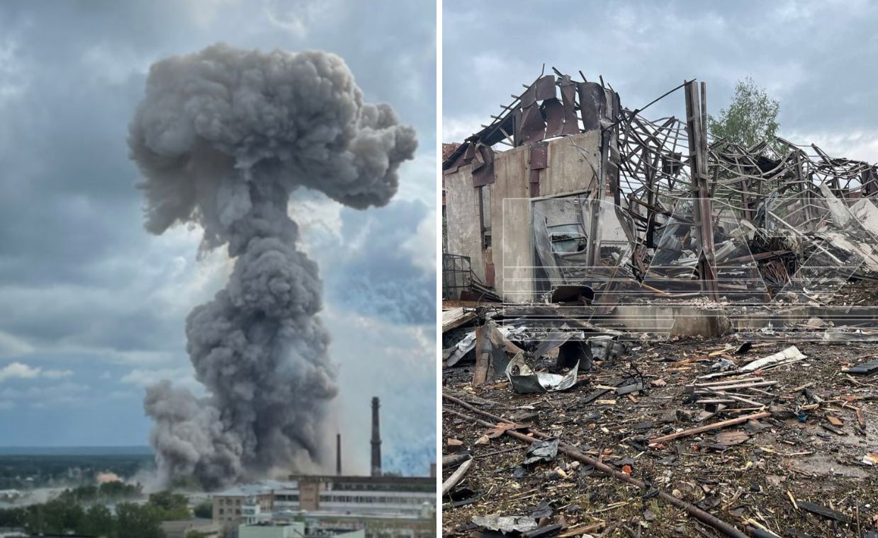 Bezlitosne uderzenie pod Moskwą. W fabryce budowali bombowiec