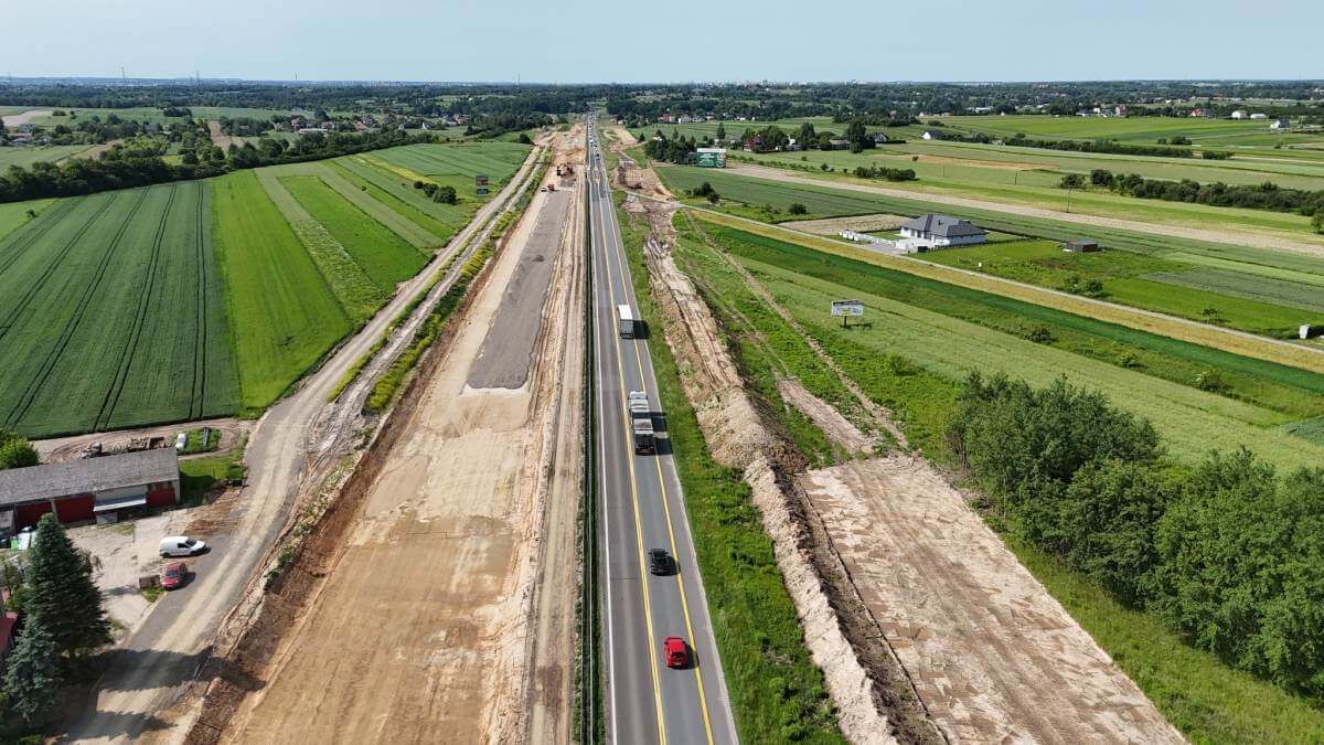 Postęp prac na budowie trasy S19 Lublin - Lubartów