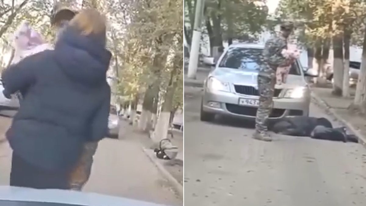 Rosyjski żołnierz wyrwał matce jej dziecko. Następnie zaczął brutalnie bić kobietę
