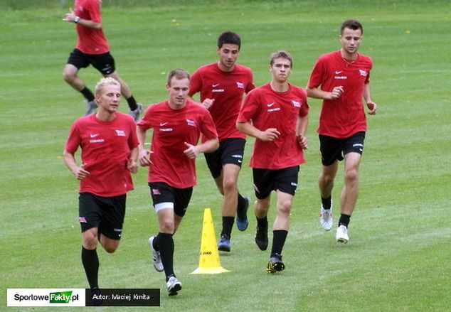 Od lewej: Aleksandr Suworow, Aleksejs Visnakovs, Michał Nawrot, Bartłomiej Setlak i Marcin Szymoniak