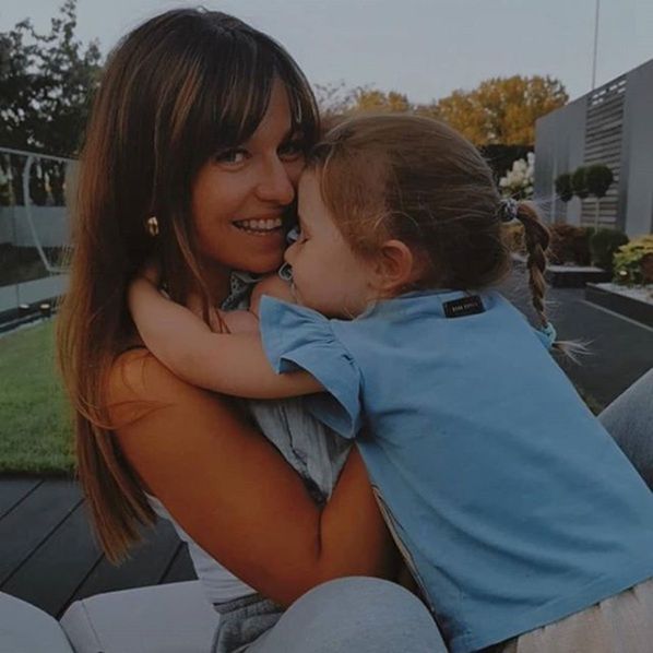 Anna Lewandowska z córkami