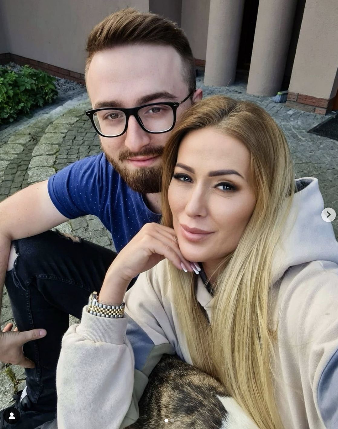 Sylwia Peretti z synem