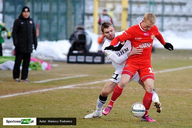 Bartłomiej Pawłowski był najlepszym graczem Widzewa w Zabrzu